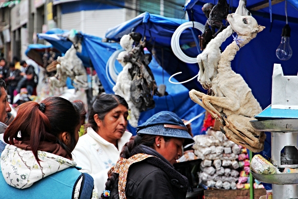 Mercado de Hechiceria, La Paz, Bolivia